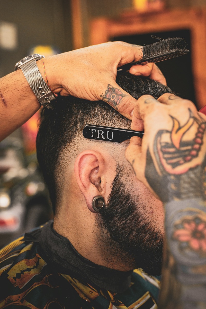 Klassisches Barbering mit Rasiermesser